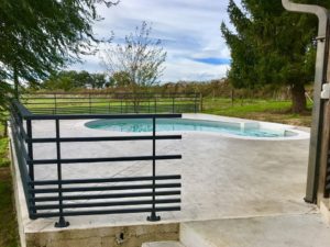garde corps de piscine