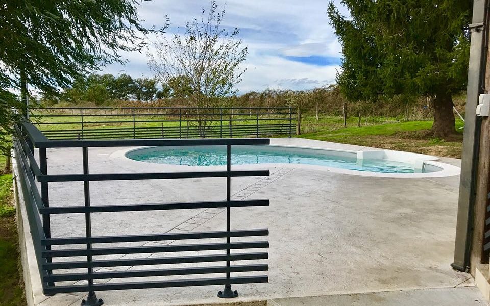 garde corps de piscine